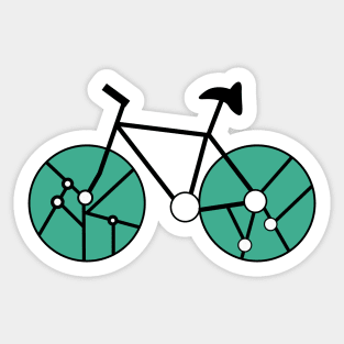 Bike green Sticker